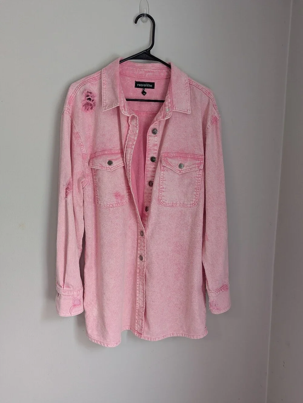 Retrofete Doreen Shirt Women's Size Large - Picture 1 of 4